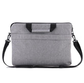 Kuber Industries Laptop Bag|Oxford Foam Padded Compartment|Detachable Strap Shoulder Bag|Laptop Bag For Men & Women|Compatible With 13”,14”,15” Devices|Grey (Pack Of 1)